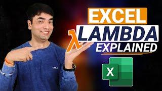 Excel Lambda Function Explained-How & When to use it?