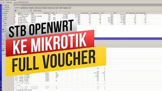 STB OpenWRT ke Mikrotik Setting Full Voucher Hotspot