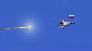 Sign of defeat! Russian Su-57 stealth fighter jet shot down