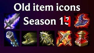 Bring back old item icons in season 14 League of Legends