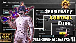 NEW UPDATE 3.3.1  BEST SENSITIVITY CODE + CONTROL SETTINGS PUBG MOBILE /BGMI 2024