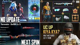 UC UP CONFIRM DATE? || WINTER TIER REWARDS || NO MYTHIC FORGE IN BGMI || 1ST ULTIMATE SPIN.