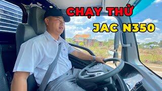 Chạy thử xe tải jac 3 tấn rưỡi JAC N350| Tí nữa thì Toang...