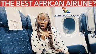 FLYING BEST Airline in AFRICA? | SOUTH AFRICAN AIRWAYS A340 Economy to Johannesburg
