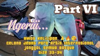 Celana jeans LIMITED EDITIONMega bintang Italy USA Euro Japan Korea Ngumpul semuaAll size 33-34