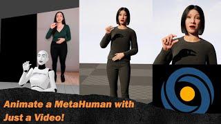 Animate a MetaHuman with Just a Video! (No Mocap Needed)