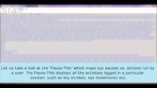 Translog II Tutorial: replay tools, linear view and pause plot