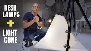 Desk Lamps + Light Cone: Simple Setup for Perfect Product Photography