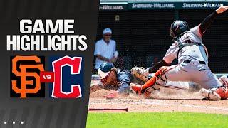 Giants vs. Guardians Game Highlights (7/7/24) | MLB Highlights