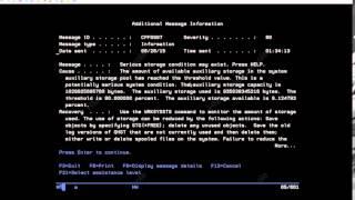 IBMi, iSeries, AS400 Tutorial - DSPLOG - Display history log QHST