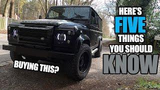 BUYING a Land Rover DEFENDER 90 110 XS Utility? FIVE THINGS You Should REALLY Know – OWNERS REVIEW