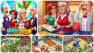 Homescapes : All Areas Completed • All Rooms Completed #homescapes