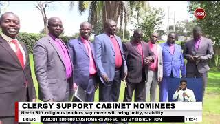 North Rift religious leaders welcome broad-based cabinet as it fosters unity and stability