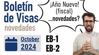 Boletin de visas Octubre 2024 - Nuevo Año Fiscal