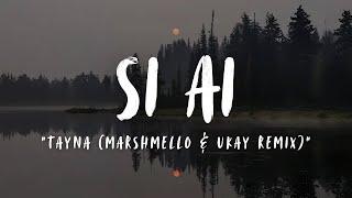 TAYNA - SI AI (MARSHMELLO & UKAY REMIX) LYRICS