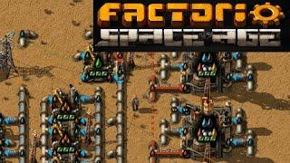 Space age Factorio 2.0 #нефтепереработка #ждфакторио   #поездафакторио #spaceage