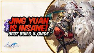 COMPLETE JING YUAN GUIDE! Best Jing Yuan Build - Light Cones, Relics, Teams & Review | Honkai SR