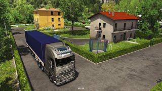 Italy House with Garage/Parking/Service/Fuel - Euro Truck Simulator 2 Mod