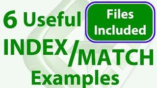 6 Incredible Excel INDEX/MATCH Lookup Examples - Workbook Included