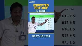 NEET 2024 Expected Cutoff by @BMSirKota Sir | Minimum Marks to get GMC #neet2024