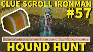 The Master Clue Grind is BACK! - Clue Scroll Ironman #57 (Hound Hunt)