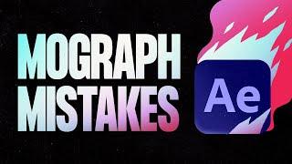 The 10 Biggest Motion Graphics Mistakes That ALL Beginners Make