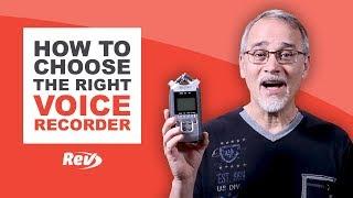 How to Choose an Audio Voice Recorder - EVERYTHING You Need to Know