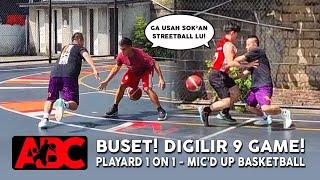 Buset! Digilir 9 Game! - Playard 1 On 1 - Mic'D Up Basketball