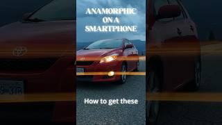 0$ Anamorphic Lens Flares On A Smartphone