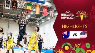 Australia - USA | Full Highlights - FIBA U19 Basketball World Cup 2021