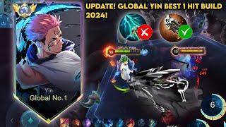 UPDATE! TOP 1 GLOBAL YIN NEW BEST 1 HIT BUILD 2024! (must try!) | BUILD TOP 1 GLOBAL YIN ~ MLBB