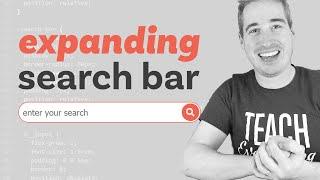How to create an expanding search bar using :focus-within