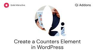 How to Create Counters using Elementor Addons in WordPress