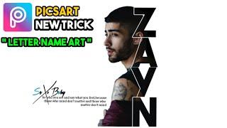 picsart tutorial letter name art editing for beginners so easy