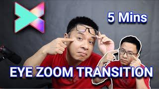 How to Create Eye Zoom Transition Effect in Filmora X in 5 Minutes