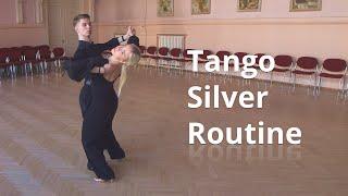 Tango (Silver Level) Choreography - Outside Swivel, Progressive Side Step Reverse Turn