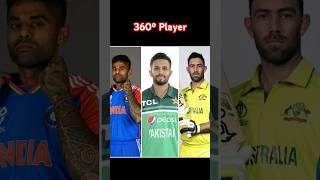 India Pakistan and Australia 360⁰ players which is best? #cricket