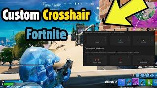 How to Get A Custom Crosshair On PS5 Fornite | How to get custom crosshair on console