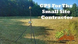 Laying Out A House Lot For Excavation - Trimble SPS585 GPS