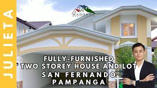 4-Bedroom, 3-T&B Fully=Furnished house and lot in Pampanga - Madonna Residences (Flood-free)
