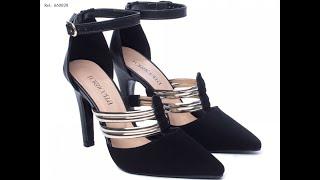 Sapato Feminino Scarpin com Salto Confortavel Sandalia Griffe Recorte Salto Alto Look Antiderrapante