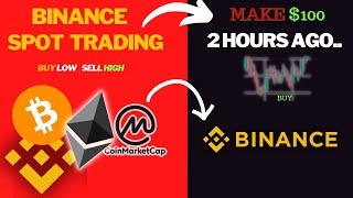 Make 100USDT in 2Hours Trading Spot On Binance Using These UNTOLD TRICKS 2024