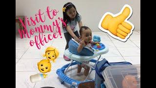 Raine and Summer: Our visit to Mommy’s office!!!