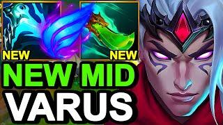 Wild Rift China Varus Mid - NEW BROKEN OP VARUS BUILD RUNES - Challenger Solo Rank Gameplay