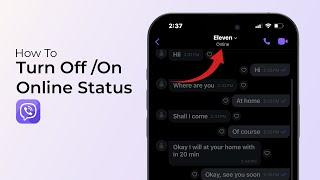 How To Turn Off On Online Status On Viber?