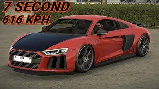 AUDI R8 V10 GEARBOX SETTINGS || 1695HP 2254NM || CAR PARKING MULTIPLAYER NEW UPDATE