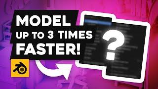 How To Speed Up Modeling In Blender (Quick Menu Addon)