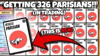 Getting 326 Parisians (NOT JOKING) in Jailbreak TRADING!!