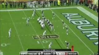 Walter McFadden Interception Outback Bowl 2009-2010