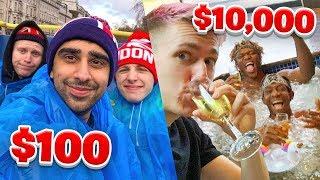 SIDEMEN $10,000 VS $100 HOLIDAY